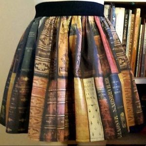 Book Worm Skater Skirt